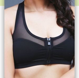 PopFlex Active Zenith Zip bra